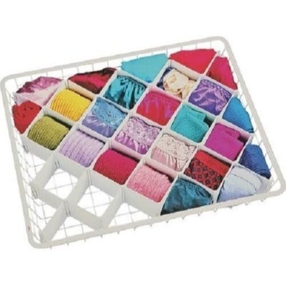 Diamond Drawer Organizer 32 Compartments 18.5" x 14.25" x 2.75" NEW SEALED